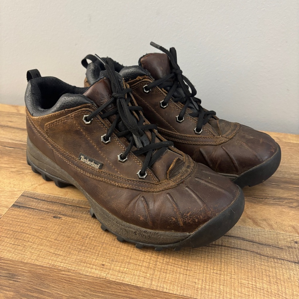 Timberland Leather Canard Low Lace Up Waterproof Boots Men's